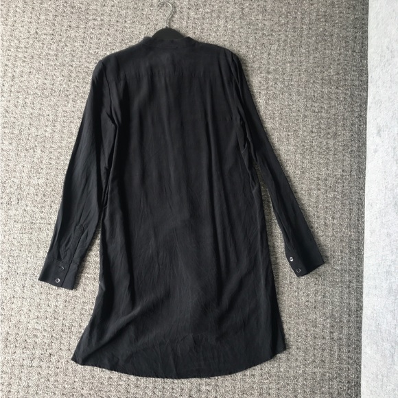 Judith & Charles size 4 black silk tunic - Picture 4 of 4